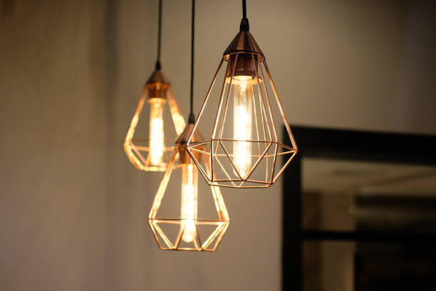 interior design of light bulb decoration